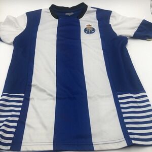 Fc Porto Jersey Mens Size Medium Super Bock Number 12 Blue White Preowned Soccer